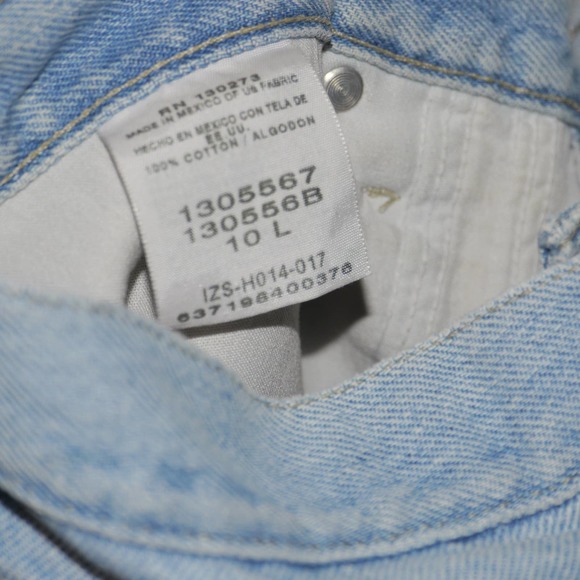 Riders by Lee Vintage High Rise Cut-Off Jean Shorts Size L - Picture 7 of 12